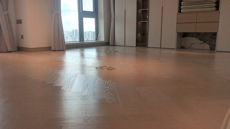 武汉木地板打蜡施工现场